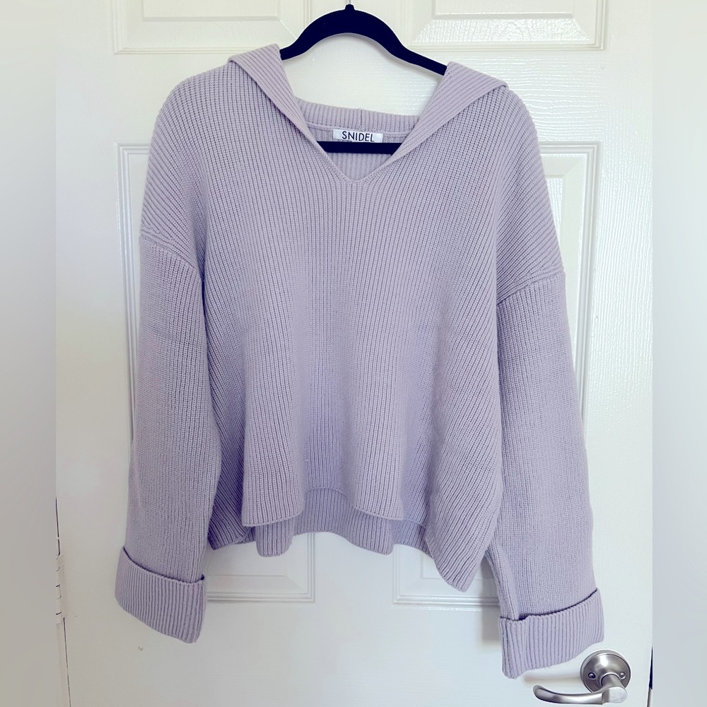 SNIDEL brand sailor knit jacket